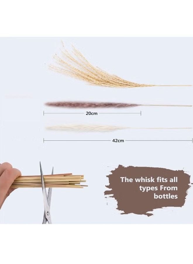 keke Natural Dried Pampas Grass for Flower Arrangements Home Decor White reed 15+ original reed 15+ whisk 30+ wheat 10+ original rabbit 10+ golden ball 5+ eucalyptus 5+ acacia beans 10 - Image 2