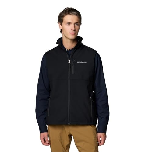 Columbia Mens Ascender II Softshell Vest Black XXLarge - Image 1