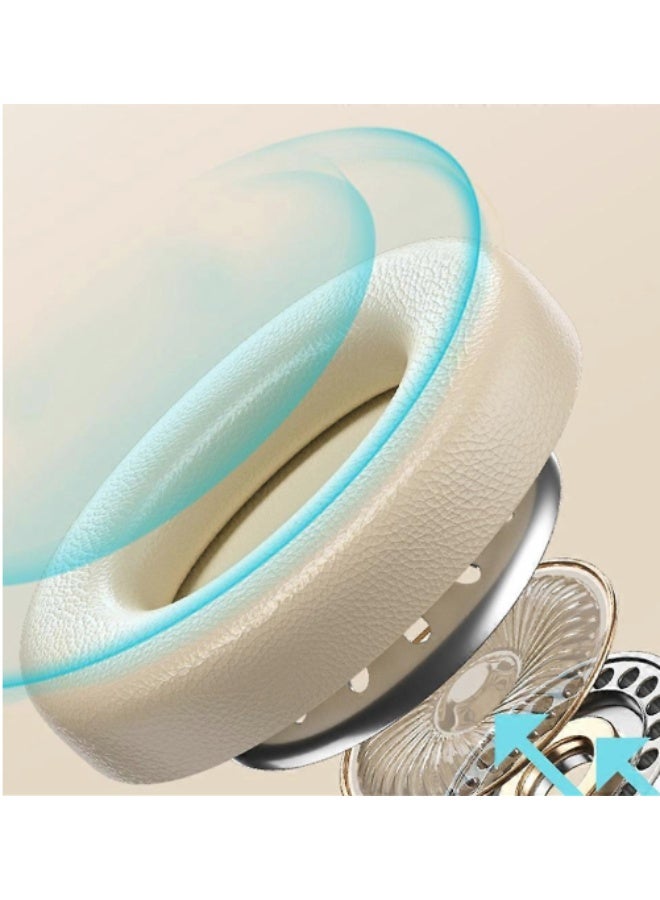 wekome M11 ANC Wireless  On-Ear Noise Cancelling Headphones with Up to 8 Hours of Battery Life.white - Image 3