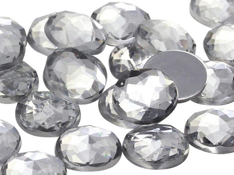 Allstarco 25mm Crystal H102 Flat Back Round Acrylic Rhinestones Plastic Circle Gems for Costume Making Cosplay Jewels Embelishments 20 Pcs Crystal