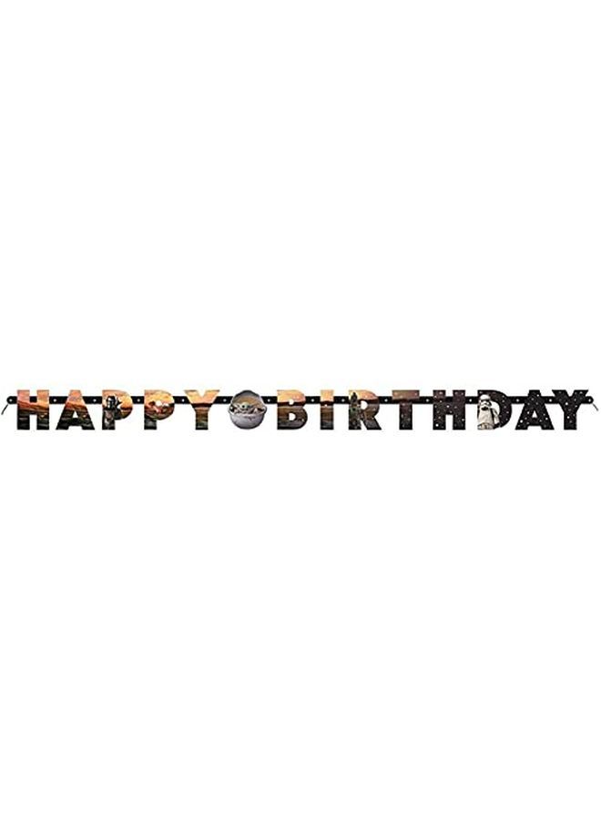 Unique لافتة مانديالوريان الطفل المفصلة 1 قطعة 6.5 قدم متعددة الألوان - Image 1