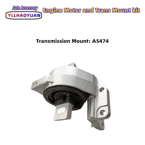Yllhaoyuan Engine Motor Mount Set 3Pcs Compatible with 2006 2007 2008 2009 Fo-rd Fusion 2.3L/3.0L Mercury Milan A5473 A5381 A5474 - Image 4