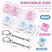 FunisFun 2PCS Keyboard Fidget Toy for Adults Cat Shaped Keyboard Fidget Clicker Keychain with LED Light Clicky Creamy Clickers for Stress Relief Anxiety Decompression - Image 4