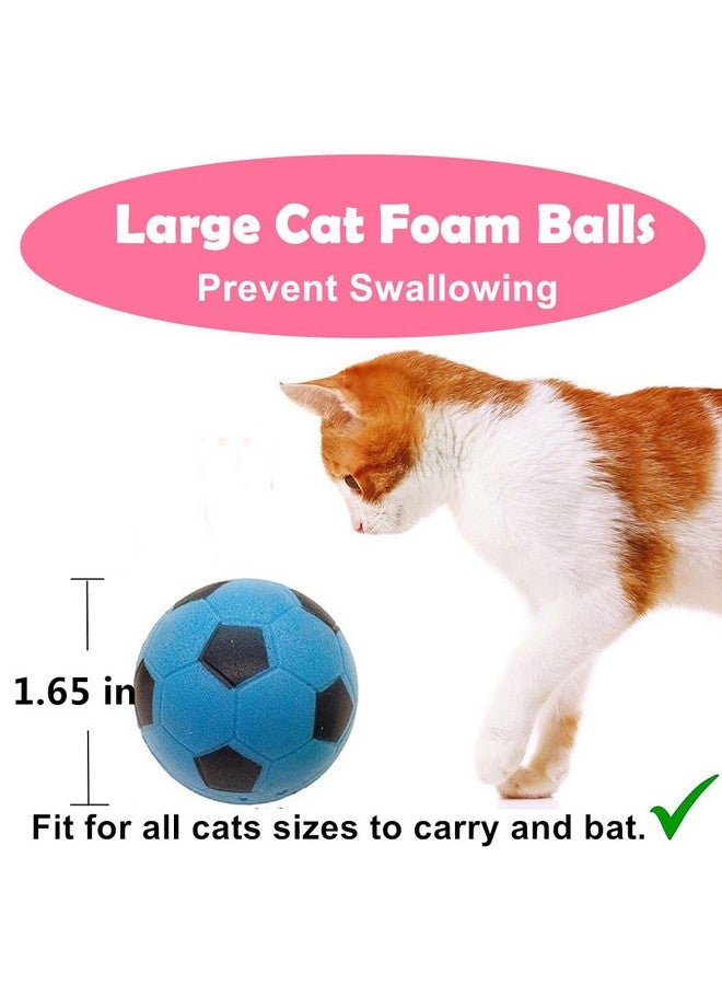 PETFAVORITES PETFAVORITES Foam Soccer Balls Cat Toys - Pack of 12  - Image 3