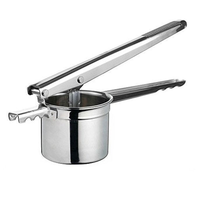 POTATO RICER HEAVY DUTY STAINLESS STEEL POTATO MASHER AND KITCHEN TOOL 3 DISKS