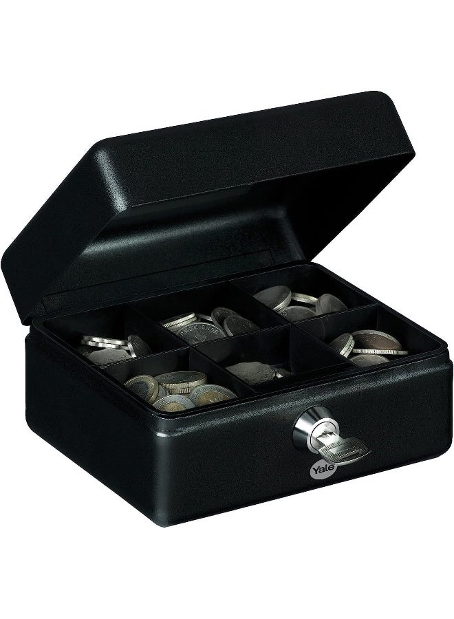 Yale Key Controlled Safe, Black, YCB/080/BB2, 1.0 liter, Not Water Resistant  - Image 1