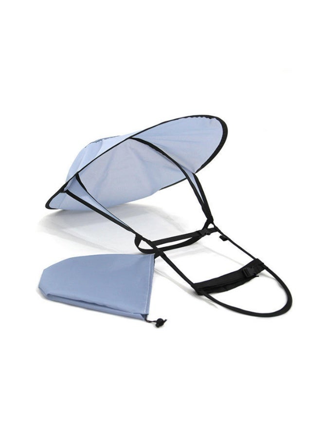Handsfree UV Protection Umbrella Hat for Men & Women, Foldable Wearable Sunshade Hat with Storage Bag, Portable Waterproof Outdoor Sun Hat for Camping, Beach, Hiking, Fishing, Travel & Hajj - Image 1