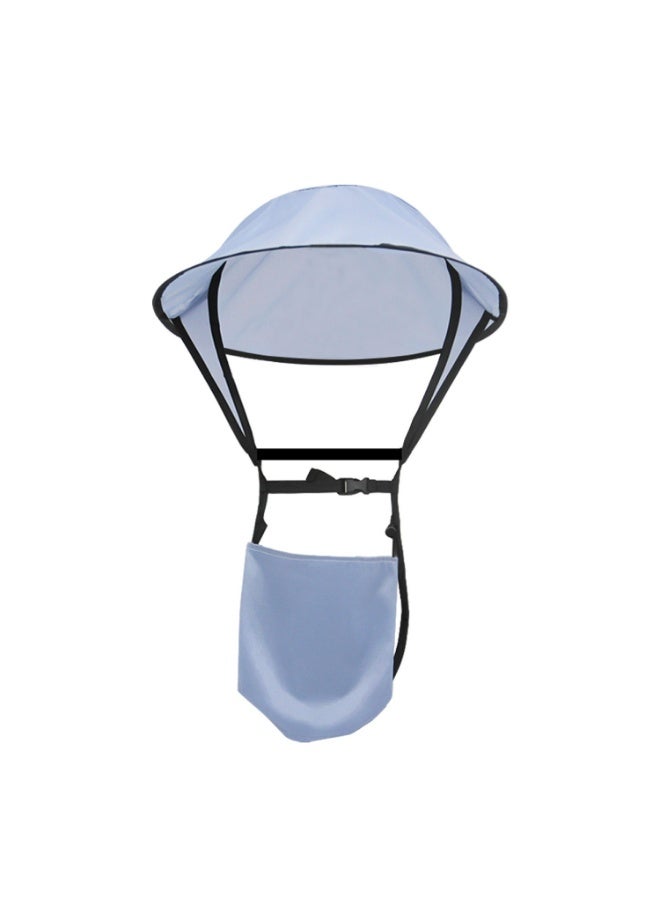 Handsfree UV Protection Umbrella Hat for Men & Women, Foldable Wearable Sunshade Hat with Storage Bag, Portable Waterproof Outdoor Sun Hat for Camping, Beach, Hiking, Fishing, Travel & Hajj - Image 2