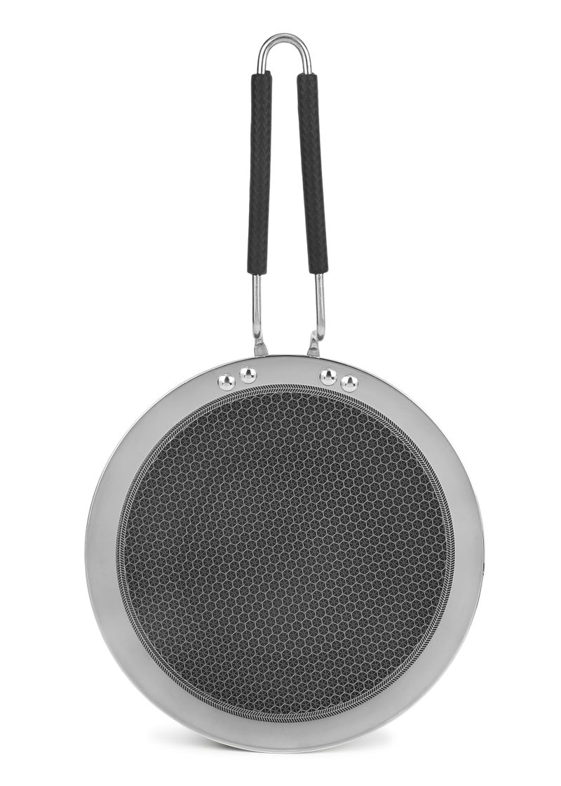 EVERMONT® 2.5MM Thick Non Stick Triply Stainless Steel Dosa Tawa for Dosa/Roti/Chapati/Paratha/with Durable Handle | Size - 26CM | Non Stick Honeycomb Technology| Induction & Gas Compatible - Image 2