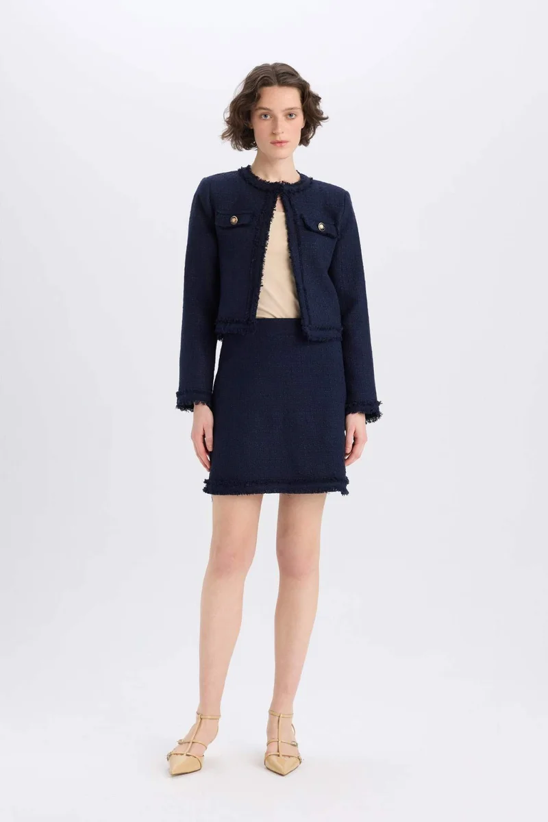 DeFacto A Cut High Waist Skirt