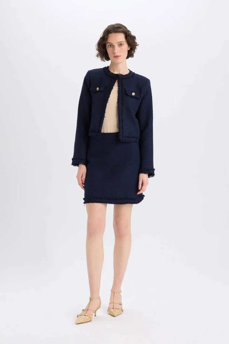 DeFacto A Cut High Waist Skirt