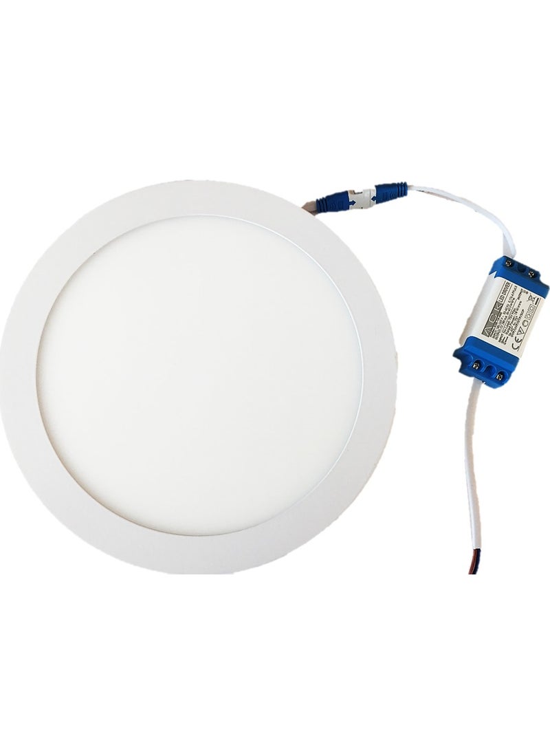 ACK White Body 18W 3000K Daylight Smd Led Panel Luminaire 