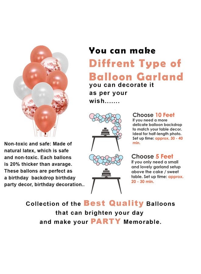 Party Propz Party Propz Bride to Be Decoration Set Combo - 49Pcs Set Bride to Be Balloon, Ring Foil Balloons, Metallic Balloons & Foil Balloon for Bachelorette Party Decorations, Spinster Bridal Shower  - Image 3
