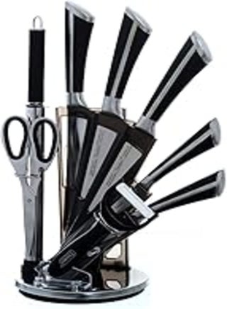 Tuomei kitchen knife set of 8 black silver - pzsku/Z80BD9DBE49EFABEB24ADZ/45/_/1723236425/c7abbeeb-b81c-4bff-a60d-a4a8181b2c3e