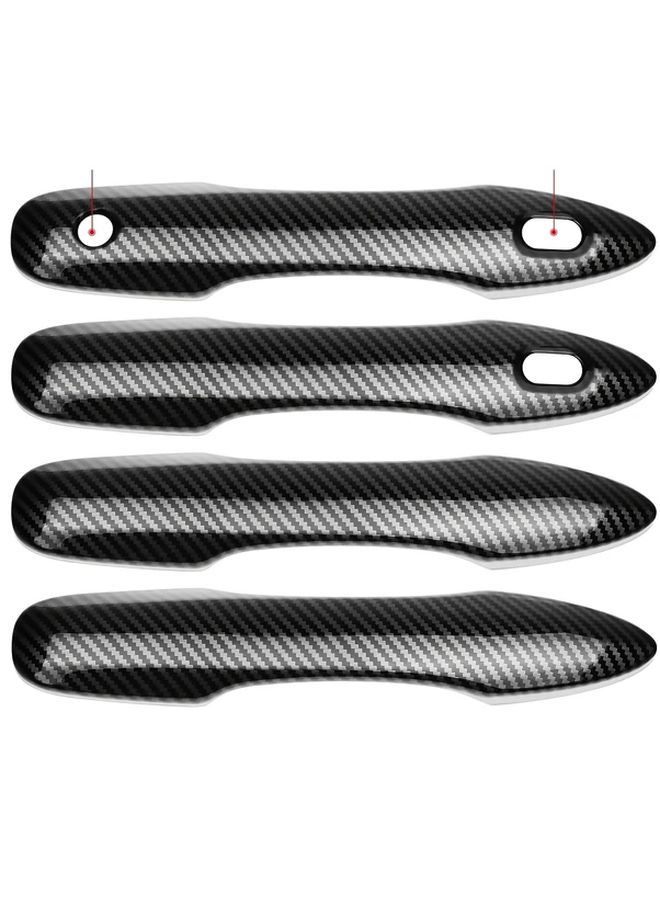 Bright Black Exterior Door Handle Covers With Smart Entry For Toyota Camry Corolla - Image 5
