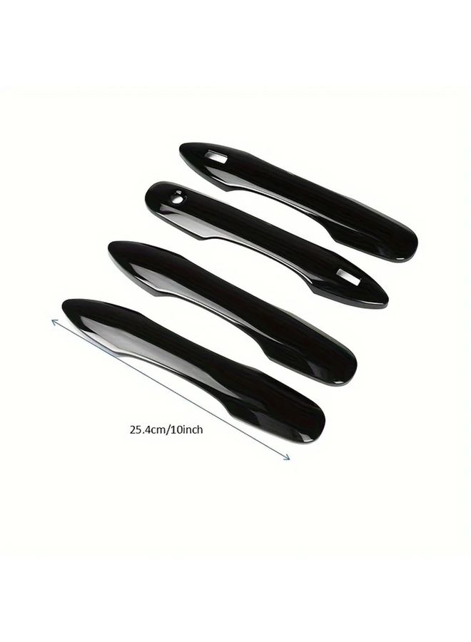 Bright Black Exterior Door Handle Covers With Smart Entry For Toyota Camry Corolla - Image 2