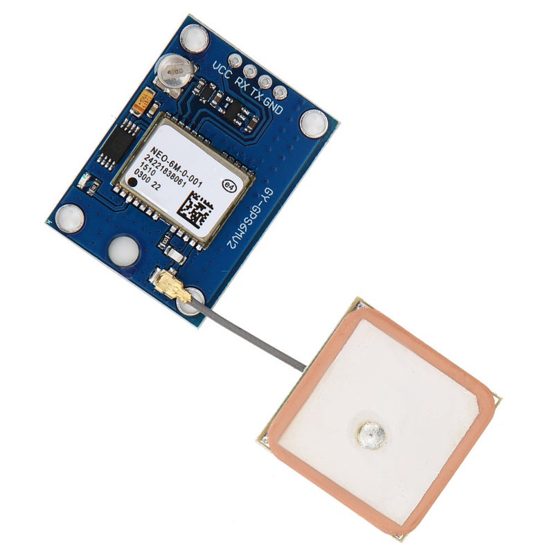 GPS Module NEO-6M: Ceramic Antenna For Superior Signal Strength - Data Backup Battery For Configuration Storage LED Indicator For User Convenience Flight Control For Drone And Aircraft Flight Systems - Image 4