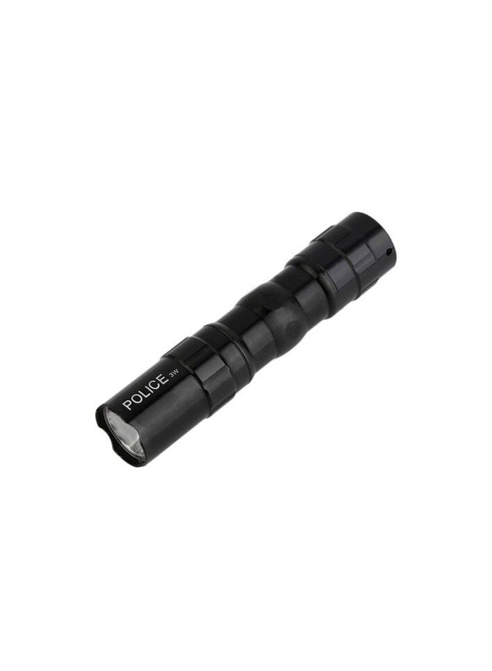 POLICE LED Flashlight Black 9centimeter - Image 1