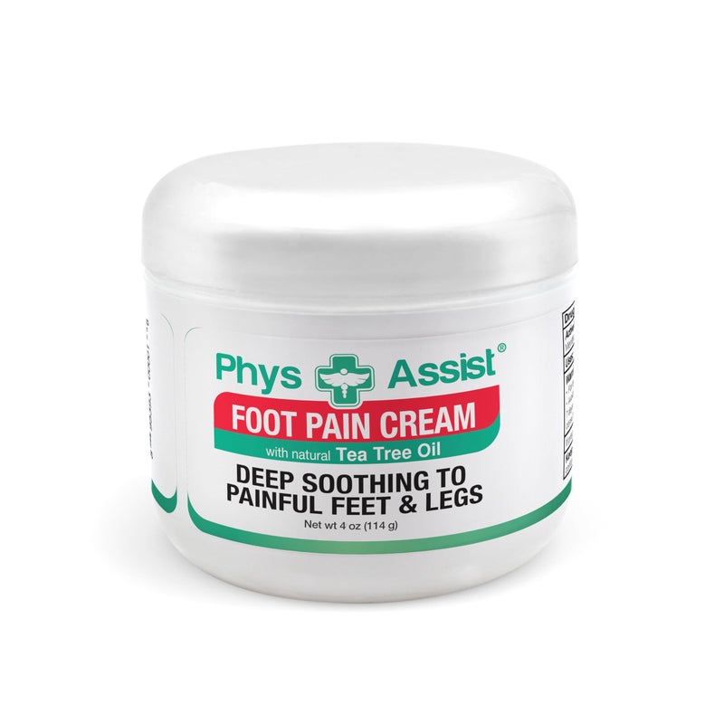 PhysAssist Soothing Foot Cream to Feet and Legs. 4 oz Jar - Image 1