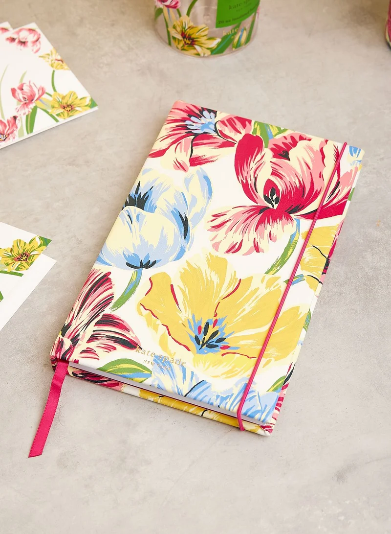Kate Spade Take Note Large Notebook, Painted Tulips