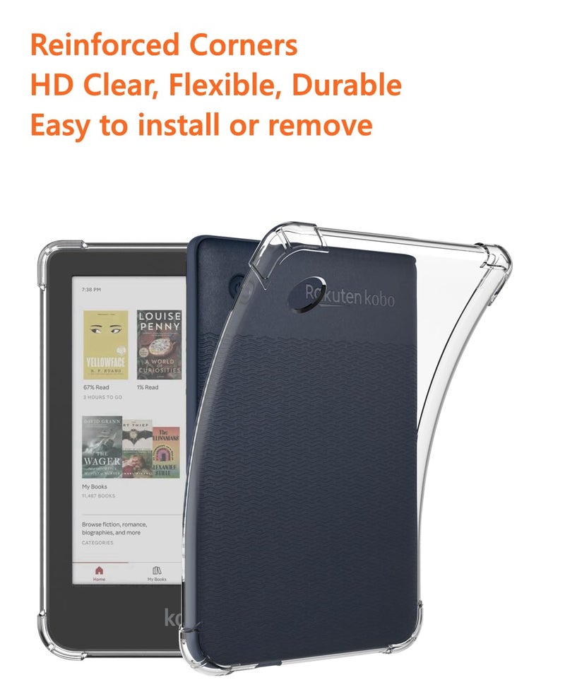 زكول Zcooooool Case for Kobo Clara Colour/BW / 2E eReader 6 inch Reinforced Corners Cover/Libra Case - Image 2