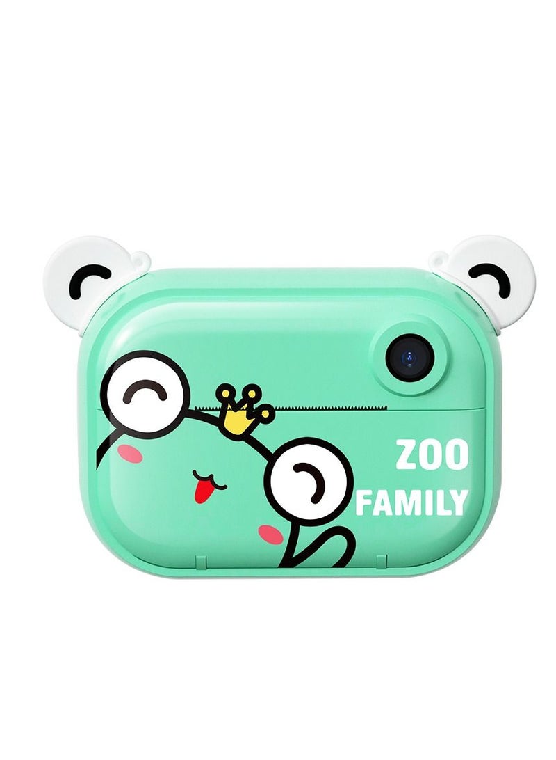 GULFLINK كاميرا مطبوعة لألعاب الأطفال للأولاد والبنات باللون الأخضر - Image 1