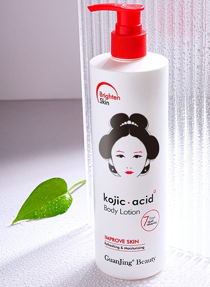 Kojic Acid Body Lotion Improve Skin Refreshing & Moisturizing 480g - Image 2