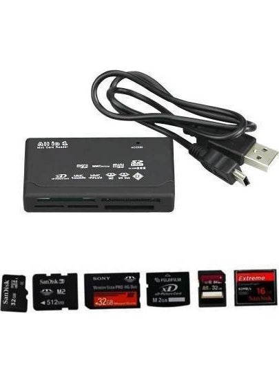 Molix - MX-550 Multi Card Reader All In 1 Cf Micro Sd Sd Mini Sd Sd Hc Card Reader - Image 1