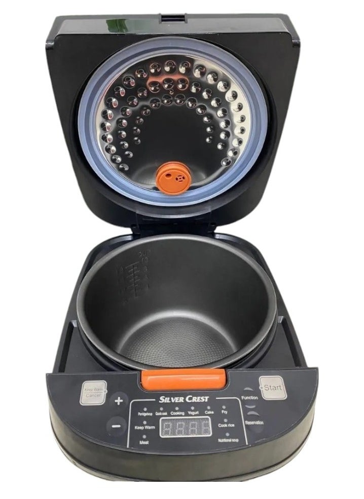 SILVER CREST - Silver Crest Advanced Electric Rice Cooker - 5 liters Digital Multi-functional 900W - Image 1