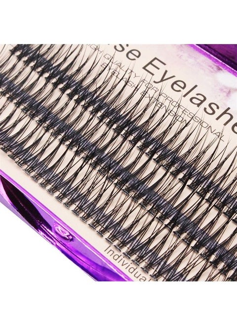 Scala 8-16mm to Choose Fish Tail Design 120pcs Thickness 0.1mm C Curl 12 Root Women Lady Individual Black False Eyelash Cluster Eye Lashes Extension Tools (16mm)