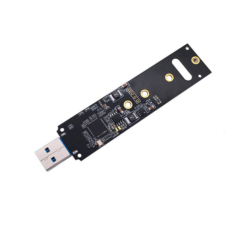 NVME SSD to USB 3.1 Type-A Adapter: Black, Plug And Play, Driver-Free - Portable Size, Effective Heat Dissipation for M.2 NVMe SSDs, Everyday Use On The Go - Image 3