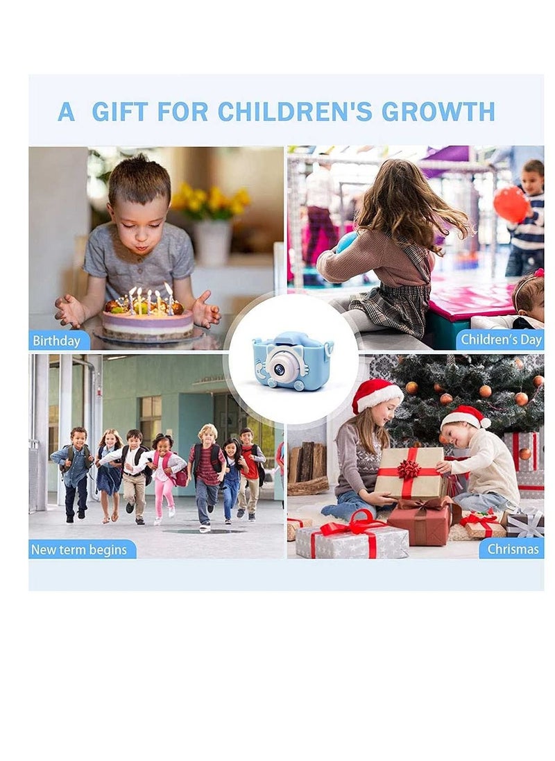 Generic Kids Toy Digital Camera, 2021 Upgrade 1080P Dual Camera 2.0 Inches Screen 20MP HD Video Camcorder with [ 32 GB Memory Card ] Gifts for Child Boys Girls, Best Birthday Gift Games Toy (Blue  - Image 5