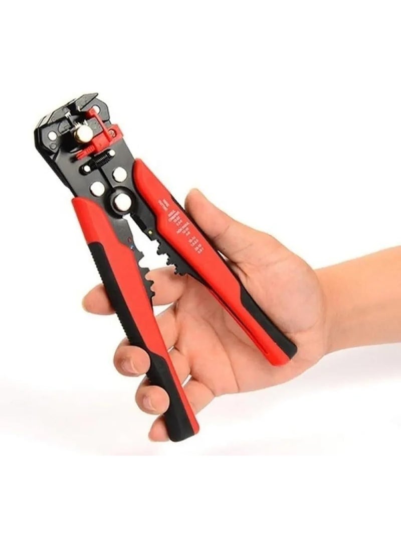 ZERIFAM Wire Strippers, Multifunctional Crimping Wire Stripper Tool, 3 in 1 Self Adjusting Wire Pliers, Automatic Wire Stripper/Cutter Tool for Stripping, Cutting, Crimping - Image 1