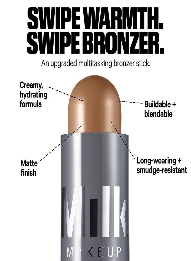 Milk Makeup Creamy Matte Bronzer Stick – Baked (Medium Bronze), 0.28 oz - Image 2