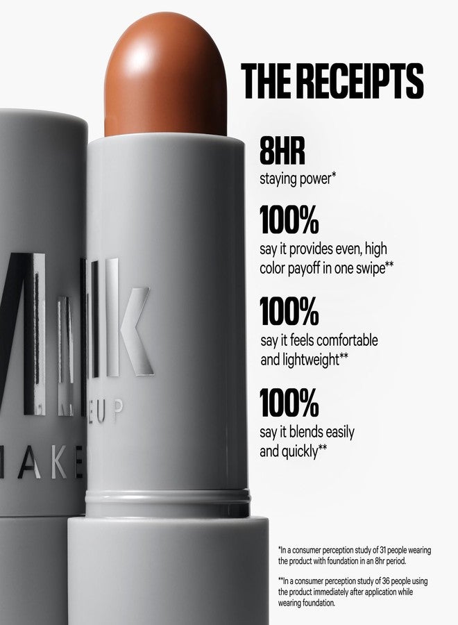 Milk Makeup Creamy Matte Bronzer Stick – Baked (Medium Bronze), 0.28 oz - Image 3