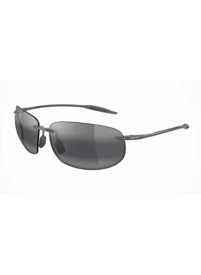 MAUI JIM Breakwall 422 14 Men's Rimless Rectangular Polarized Sunglasses - Image 1