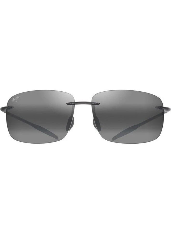 MAUI JIM Breakwall 422 14 Men's Rimless Rectangular Polarized Sunglasses - Image 2