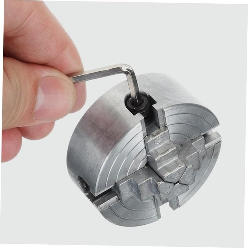 مخرطة صغيرة ظرف 4 فك 80 ملم أداة تثبيت دقيقة لمشاريع تشغيل المعادن والأخشاب - Image 5