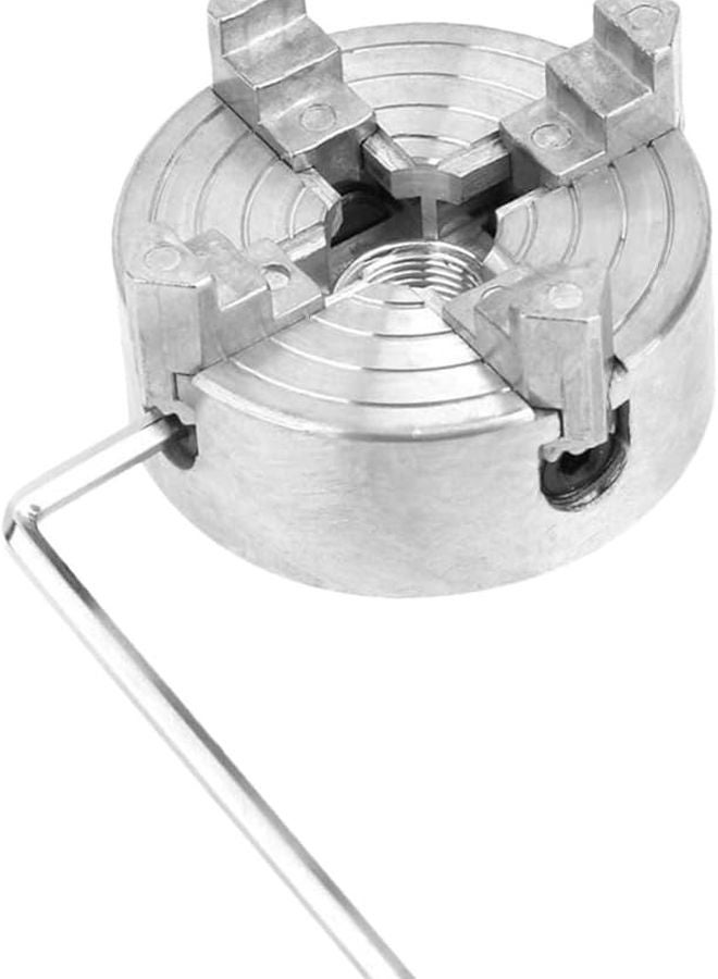 مخرطة صغيرة ظرف 4 فك 80 ملم أداة تثبيت دقيقة لمشاريع تشغيل المعادن والأخشاب - Image 1