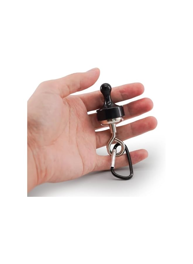 promass Outdoor Strong Magnetic Heavy Hook,Heavy Duty Neodymium Magnet Hook,Heavy Magnetic Tent Magnetic Hook,Iron Door Iron Sheet Magnetic,Hook with Hook Magnet(2 PCS) - Image 4