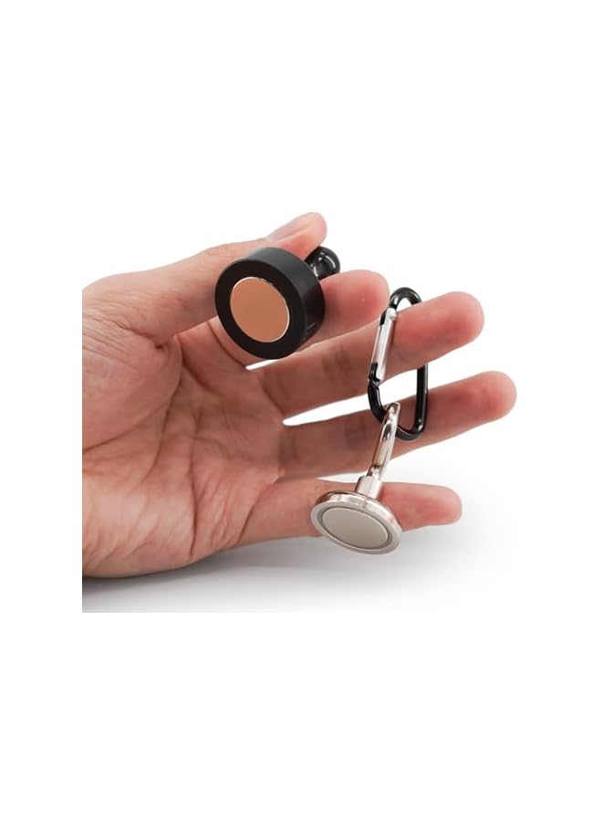 promass Outdoor Strong Magnetic Heavy Hook,Heavy Duty Neodymium Magnet Hook,Heavy Magnetic Tent Magnetic Hook,Iron Door Iron Sheet Magnetic,Hook with Hook Magnet(2 PCS) - Image 3