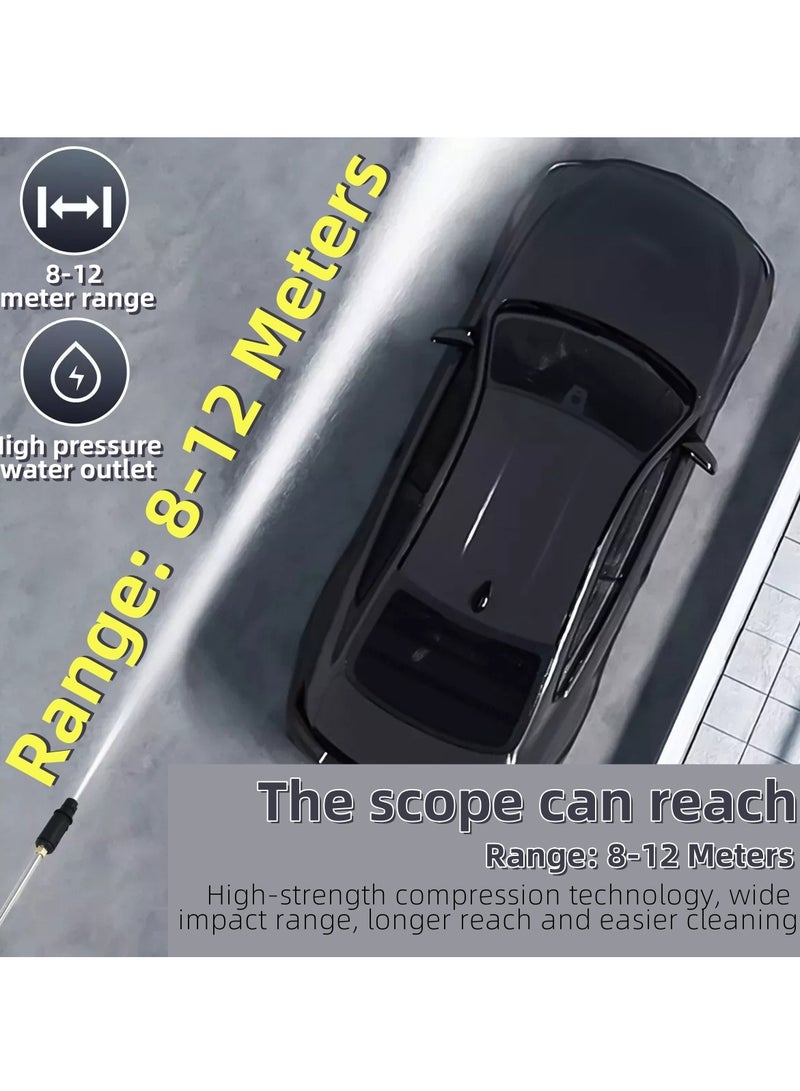 ET-LIFE Electric Pressure Washer,3000-PSI,Power Washer,Foam Cannon for Car, 7m Hose,for Cars,Garden, Yard, Fence, Driveway - Image 3