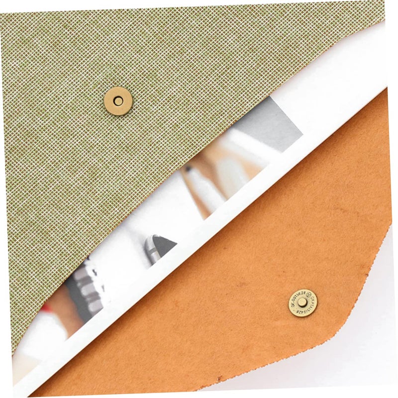 Expandable Eco Friendly Felt Document Organizer Folder Army Green For School Office - Image 4
