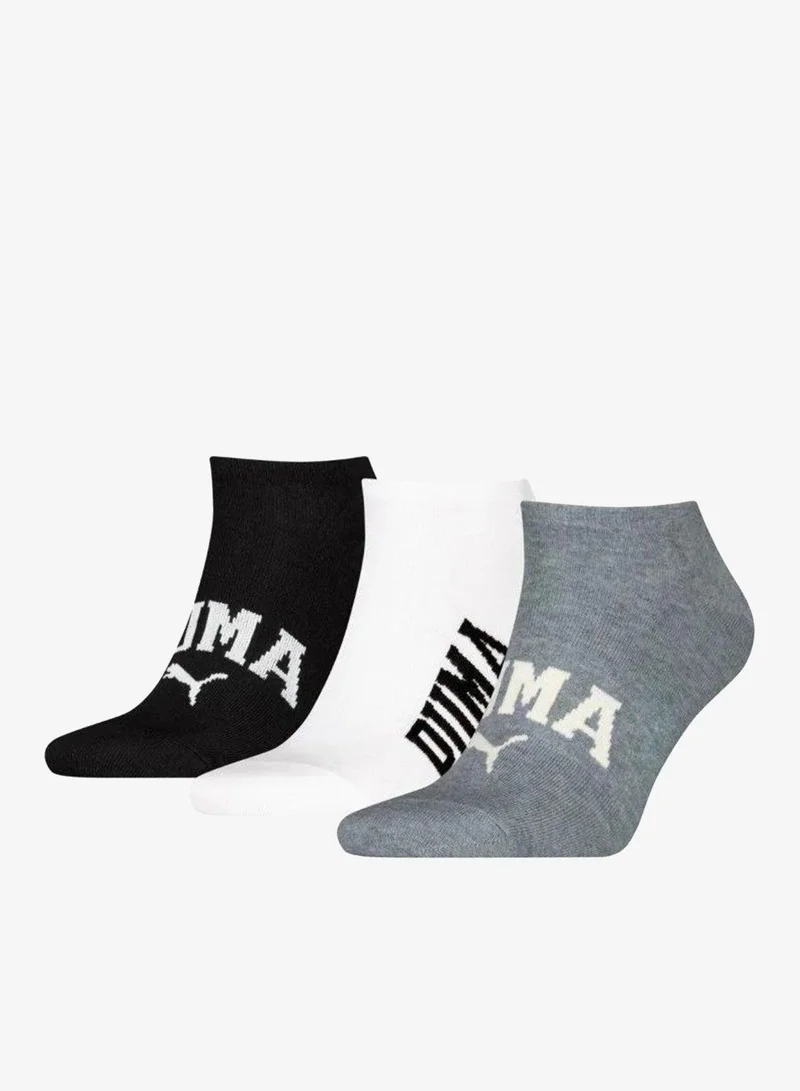 بوما ثلاث جوارب رياضية بشعار