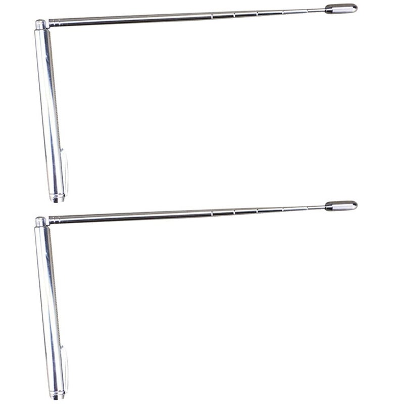 Stainless Steel Dowsing Rods 2 Pack for Water and Metal Detection Outdoor Divining Tools - Image 2