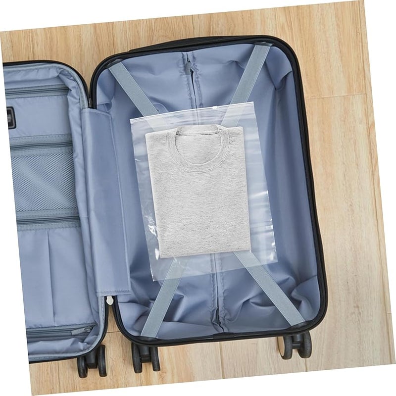 Ciieeo 50 حزمة إضافية سميكة واضحة أكياس التخزين البلاستيكية للملابس والأحذية والسفر المنظمة - Image 3