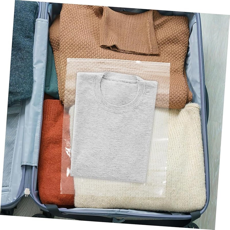 Ciieeo 50 حزمة إضافية سميكة واضحة أكياس التخزين البلاستيكية للملابس والأحذية والسفر المنظمة - Image 4