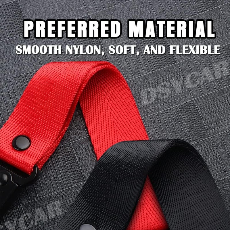 Dsycar دسيسكار سلسلة مفاتيح حمراء مع حلقات مفاتيح - Image 3