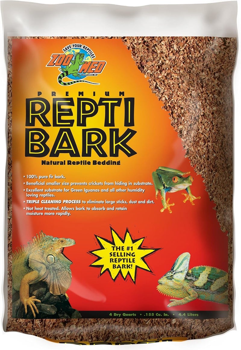 Zoo Med Premium Repti Bark Natural Reptile Bedding - 4.4 Liters - Image 1