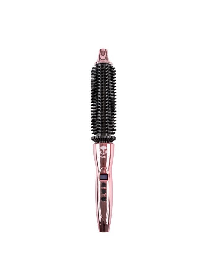 Calista Perfecter Pro Plus Heated Round Brush, Professional Styling Brush, Burn-Free Firm Bristles, Ionic and Ceramic Technology (0.75, Rose Gold) - Image 1